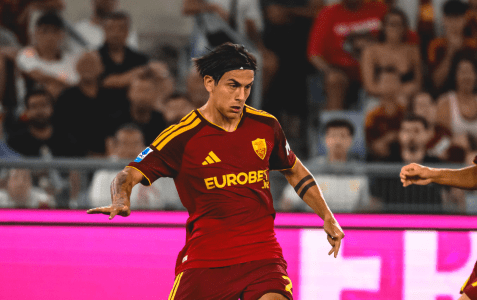 Dybala em ação pela Roma