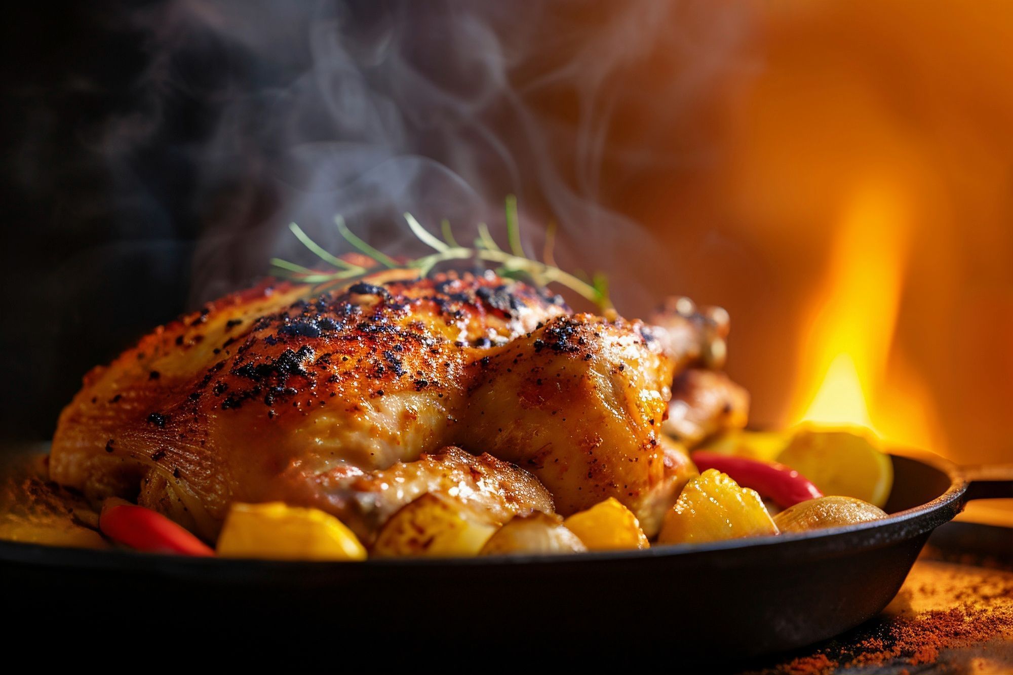 Como fazer frango assado suculento e crocante com a técnica simples e barata
