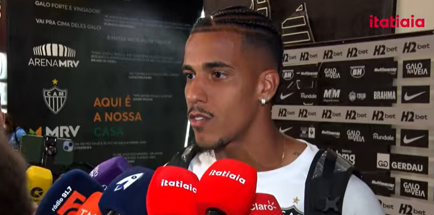 Gabriel Delfim celebra fim de 'jejum' de Cassierra pelo Atlético: 'Total apoio'