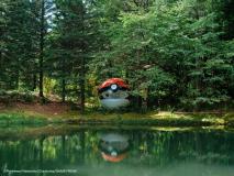Hospedagem inspirada em uma Pokébola fica em meio à natureza de Hokkaido, no Japão