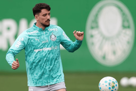 Piquerez é dúvida no Palmeiras • Cesar Greco/Palmeiras