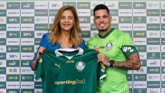 Leila na apresentação de Paulinho no Palmeiras • Fabio Menotti/Palmeiras