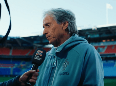 Jorge Jesus em entrevista como técnico da Seleção Portuguesa