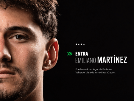 Emiliano Martínez convocado para a Seleção Uruguaia