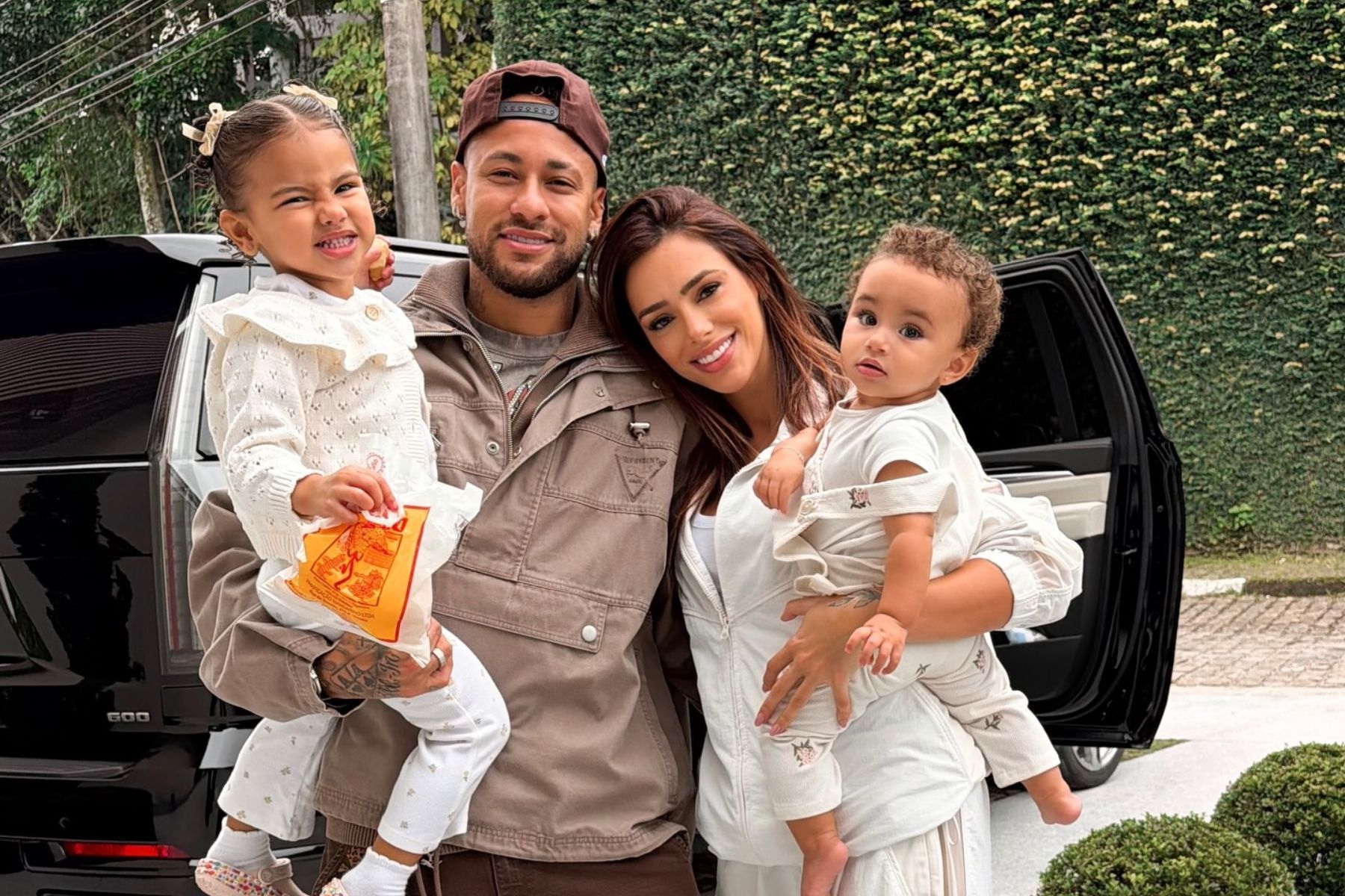 Neymar revela nome de terceira filha com Bruna Biancardi
