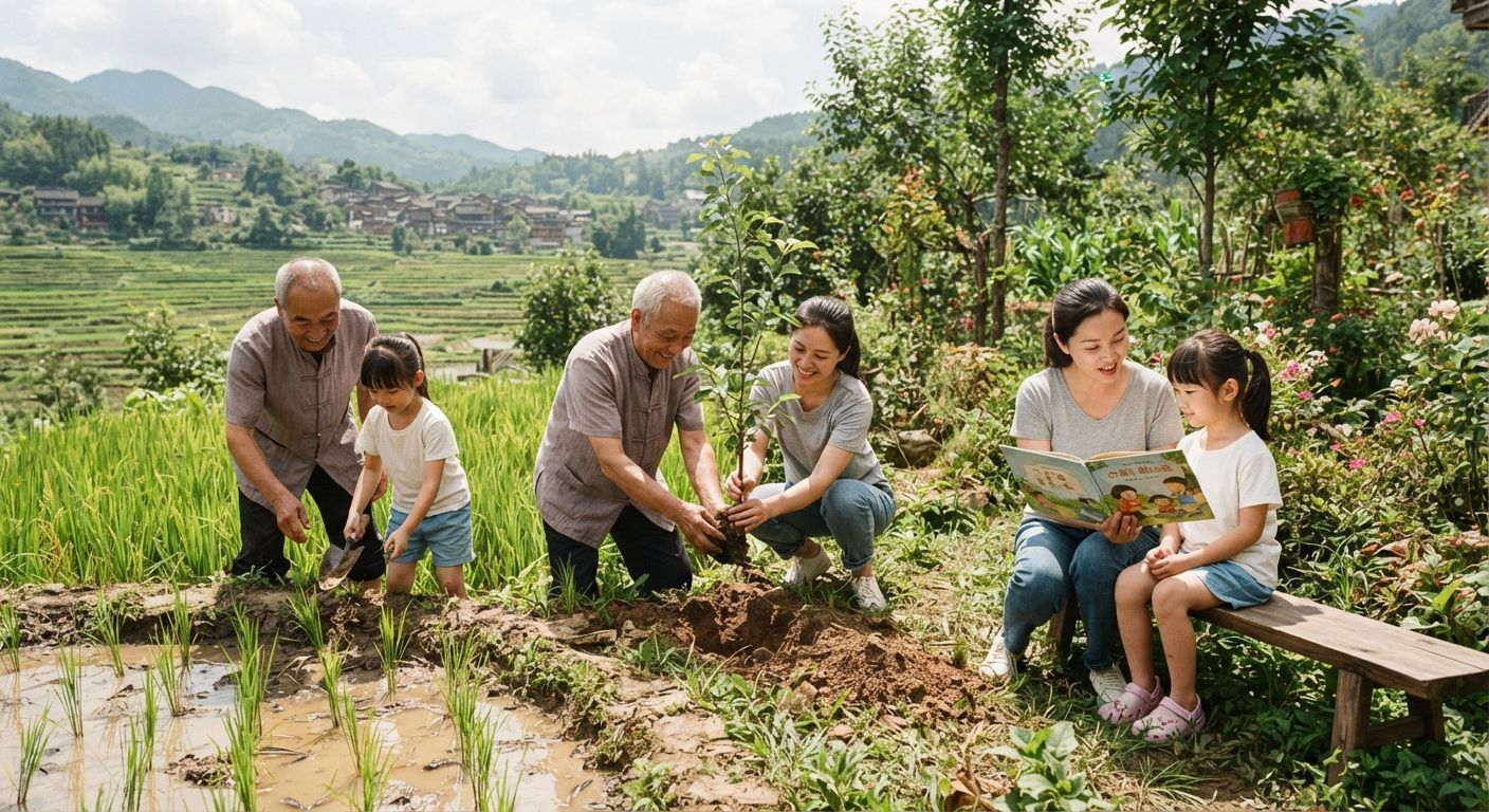Provérbio chinês do dia: "Se você faz planos para um ano, semeie arroz; se os faz para 10 anos, plante árvores; e se os faz para a vida toda, eduque uma pessoa."