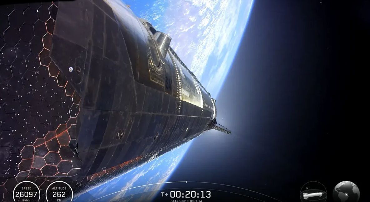Vídeo: nave Starship, da SpaceX, entra na órbita da Terra pela 1ª vez; veja