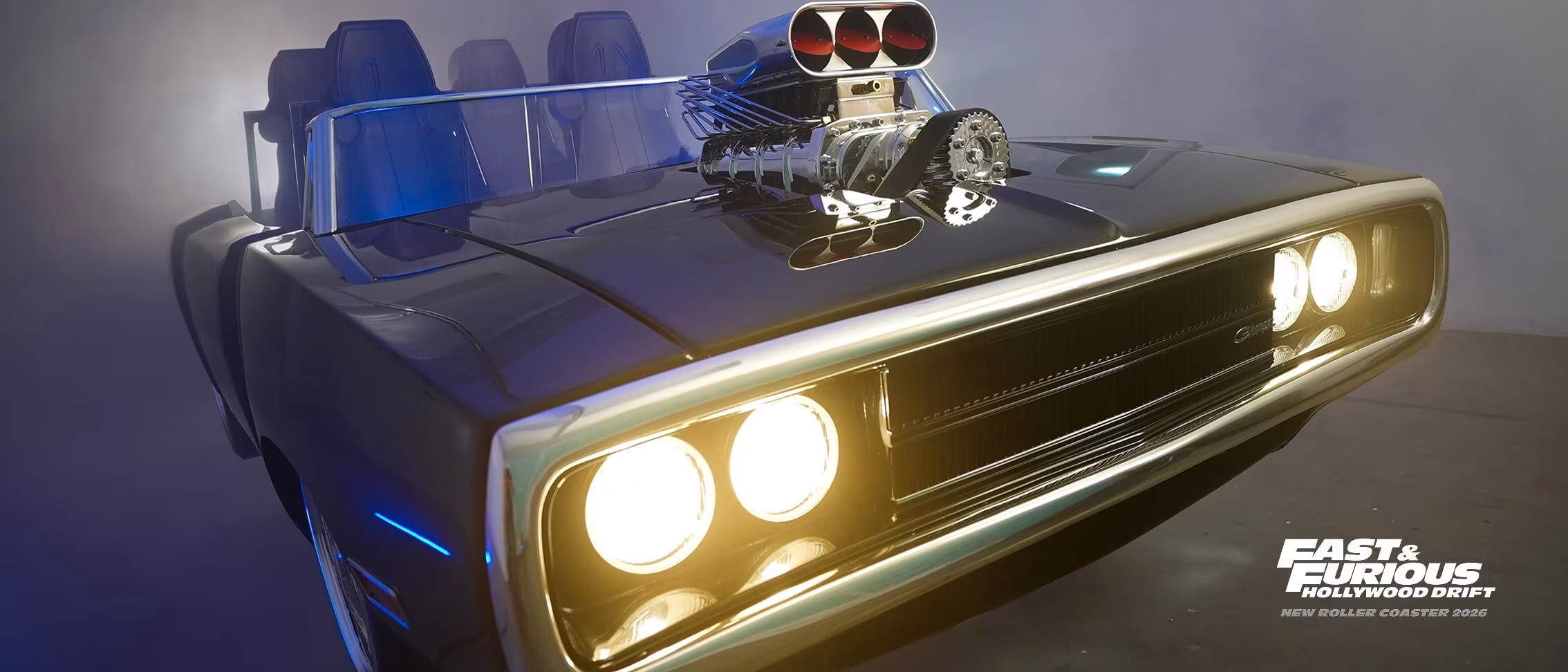 Detalhes da Montanha-russa Fast & Furious: Hollywood Drift, • Divulgação