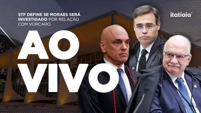 Julgamento do ministro Alexandre de Moraes ao vivo no STF; acompanhe