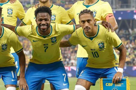 Vini Jr. e Raphinha na Seleção Brasileira