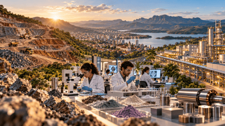 Mineração, pesquisa e indústria em Minas Gerais • IA