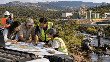 Planejamento minerário e monitoramento ambiental • IA