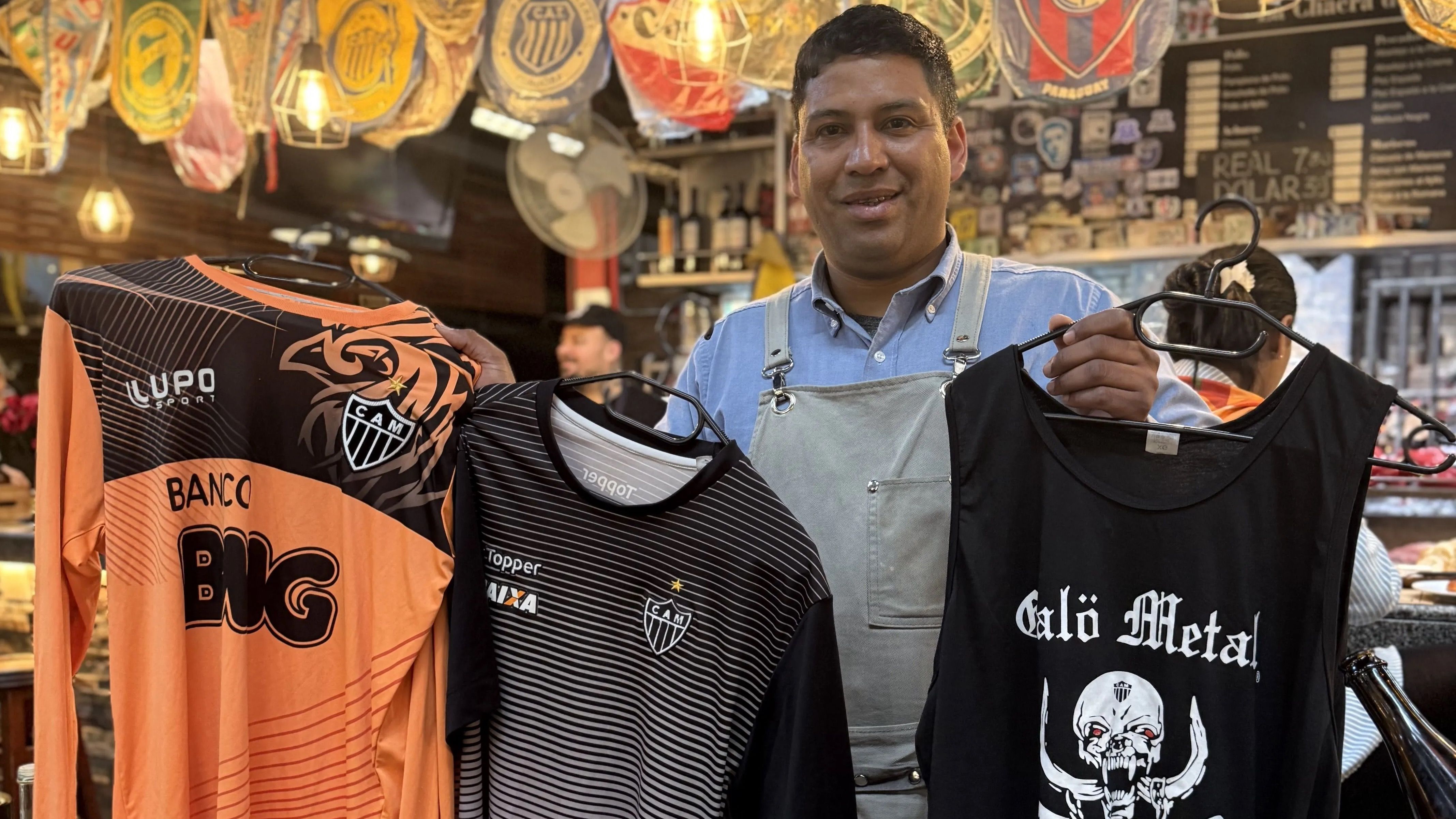 Mercado em Montevidéu reserva ‘cantinho’ especial para o Atlético