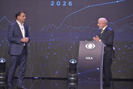 Flávio x Lula: veja como foi o primeiro debate presidencial da eleição de 2026