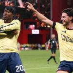 Madueke decide, Arsenal vence Nottingham e segue na cola do City na Premier League