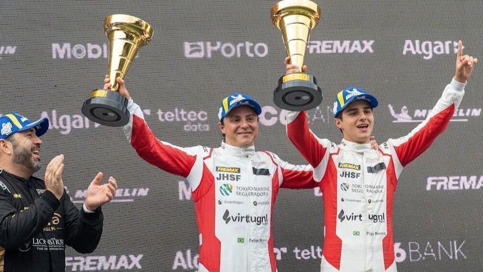 Felipe Massa e filho conquistam vitória como dupla pela primeira vez