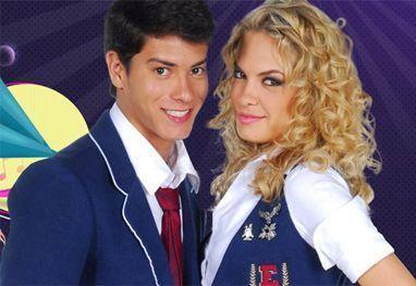 Arthur e Lua como Diego e Roberta em Rebelde