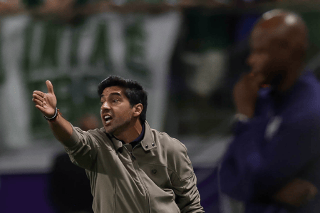 Abel Ferreira em Palmeiras x Fluminense