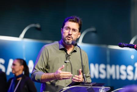 O vice-governador eleito Luís Eduardo Falcão