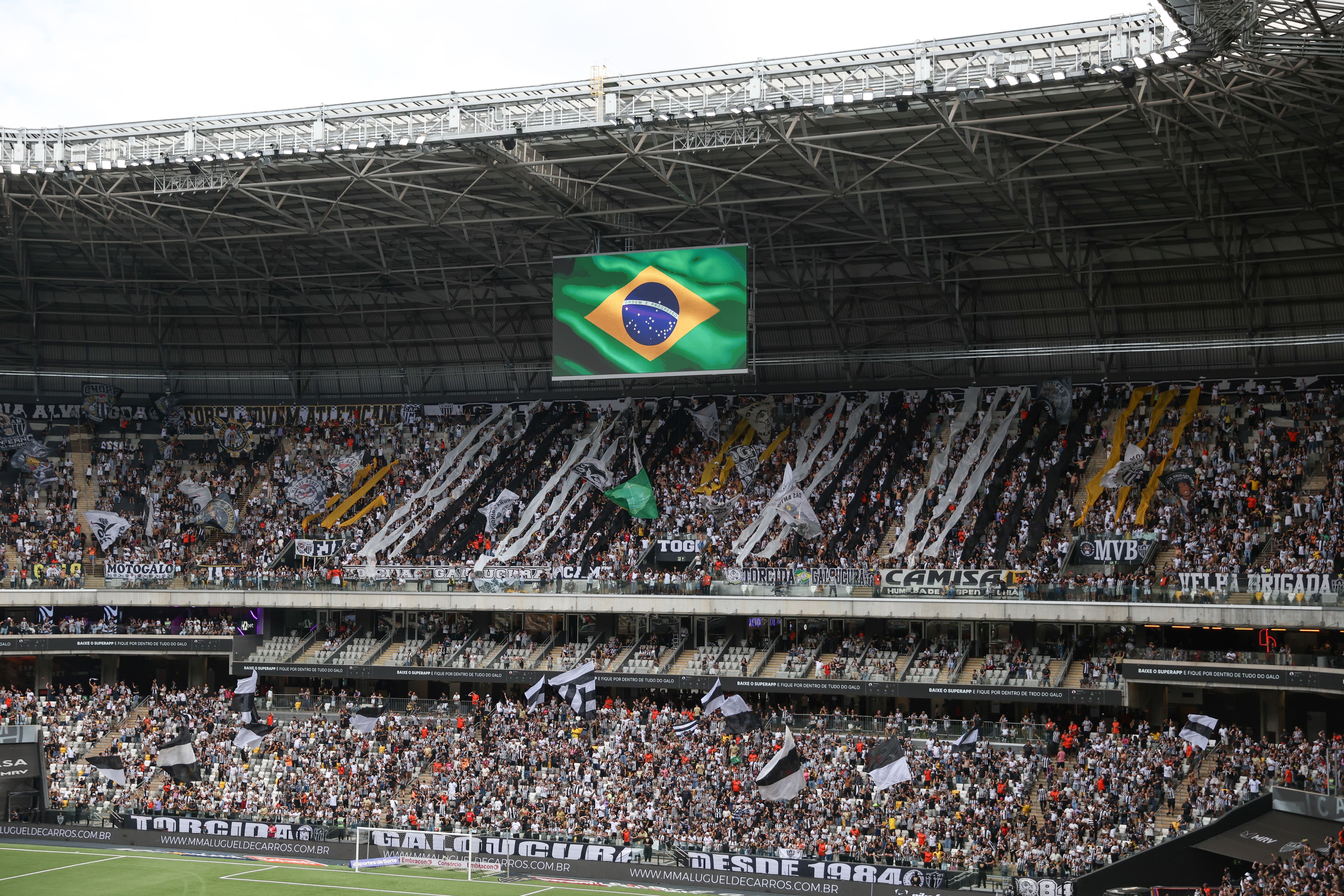 Atlético divulga parcial de ingressos vendidos para jogo contra o RB Bragantino