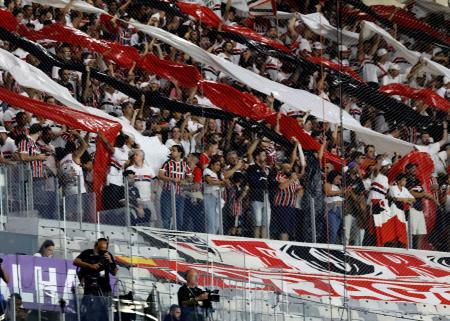 Torcida do São Paulo no Mineirão