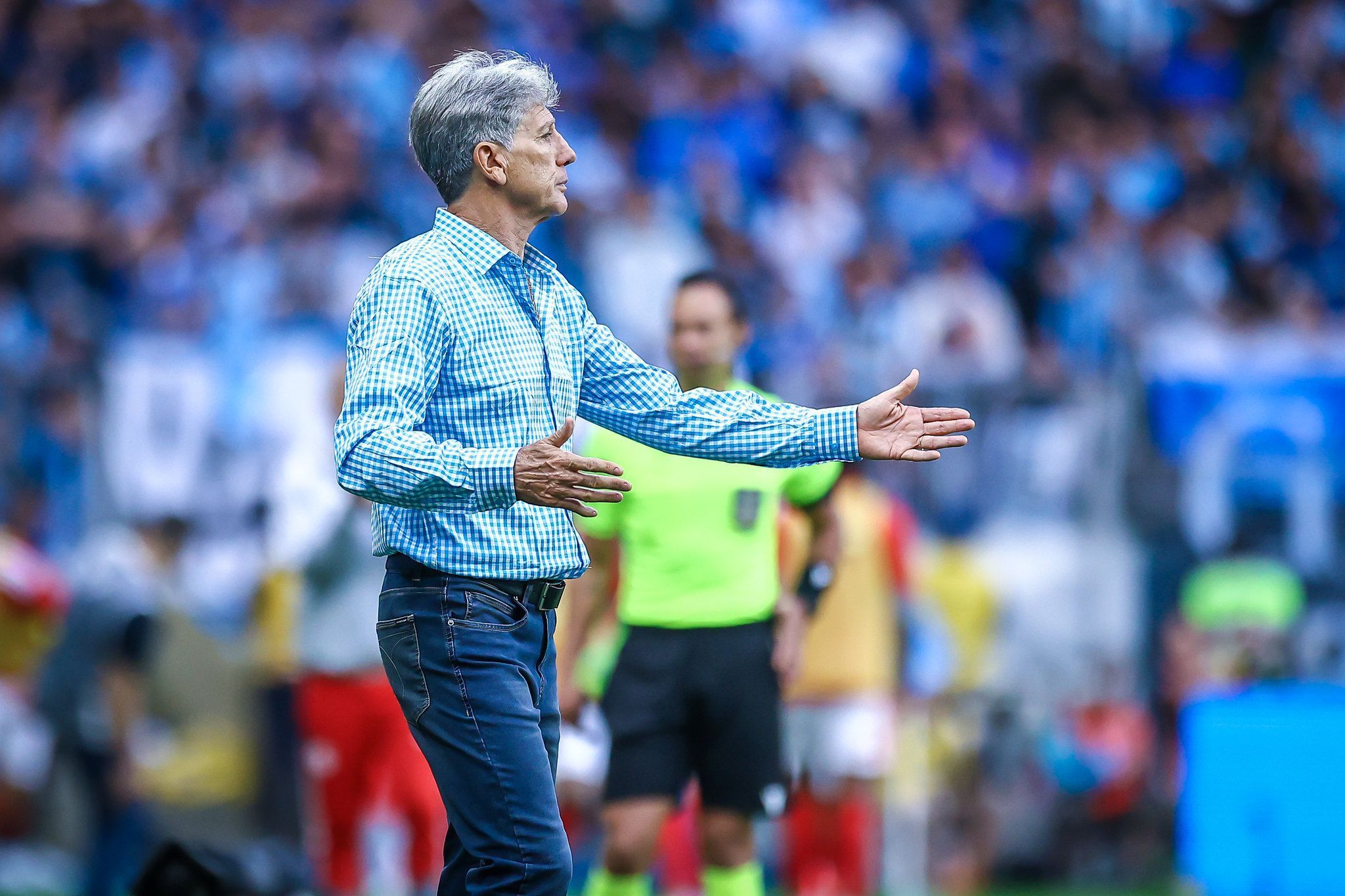 Renato vê evolução do Grêmio após empate no GreNal: ‘Tenho confiança total’