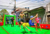 Centro Cultural Lá da Favelinha promove festa do Dia das Crianças no Aglomerado da Serra