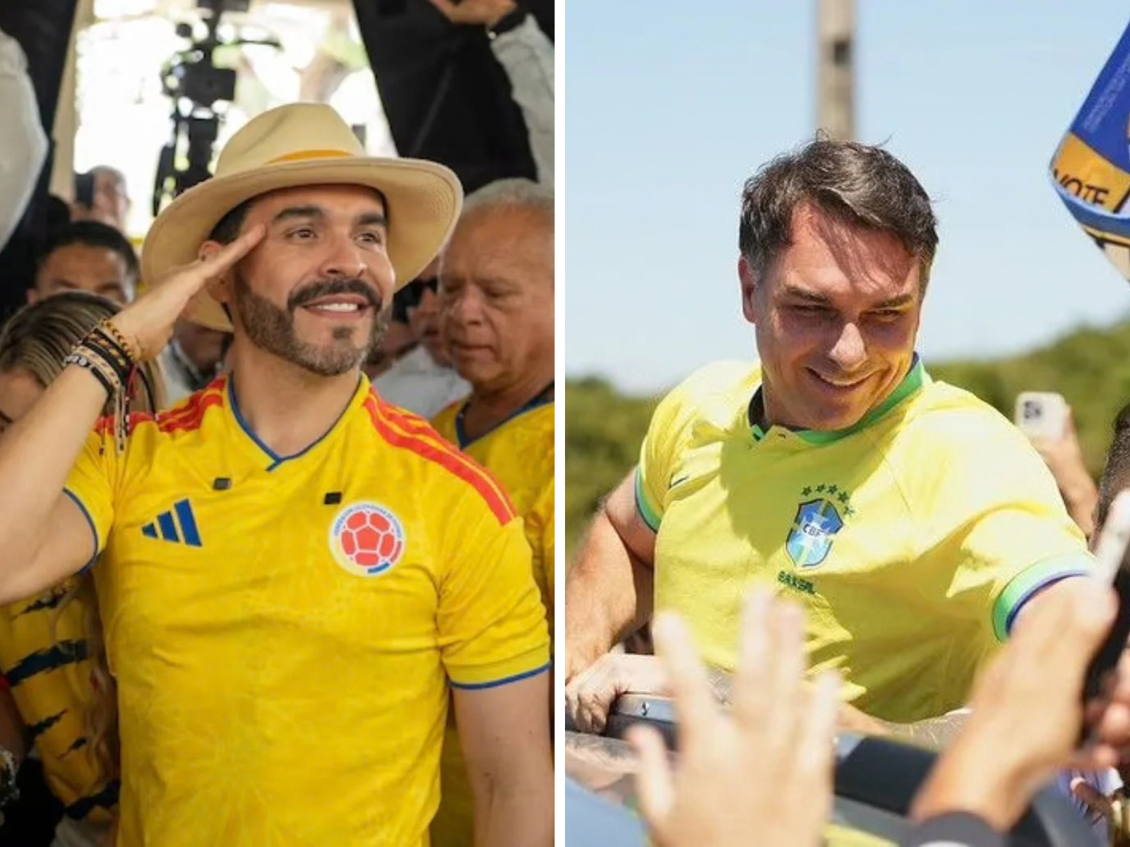 Presidente da Colômbia envia recado a Flávio: ‘A verdadeira mudança é derrotar a esquerda’
