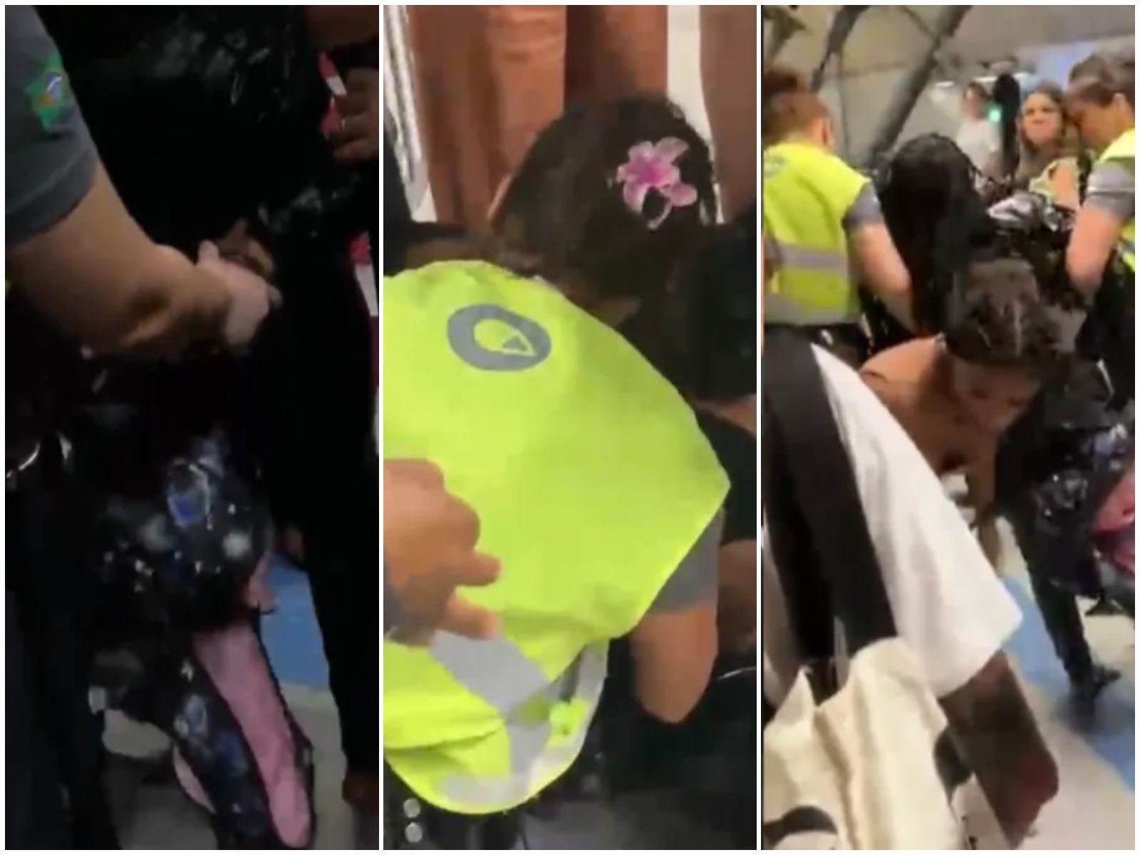 Vídeo: mulher é algemada por seguranças do metrô de SP após reagir a suposto racismo