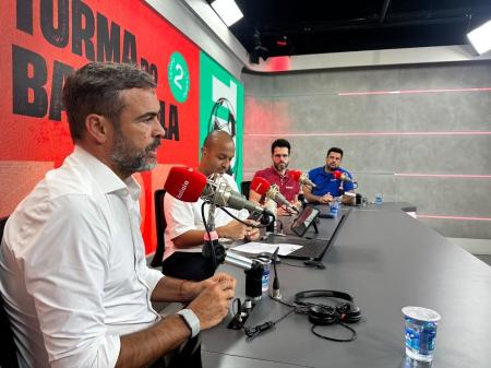 Artur Jorge, técnico do Cruzeiro, durante participação no programa Turma do Bate Bola, da Itatiaia • Itatiaia