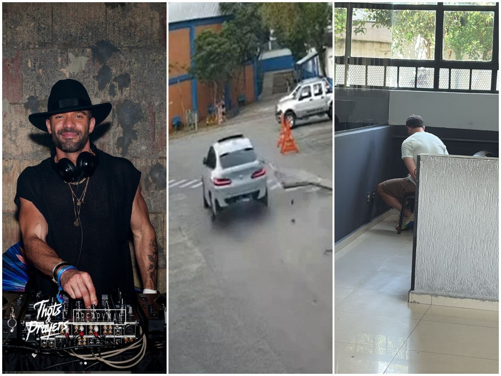 Vídeo: embriagado, DJ Dani Brasil tenta fugir da PM em BMW e mata homem em situação de rua em SP