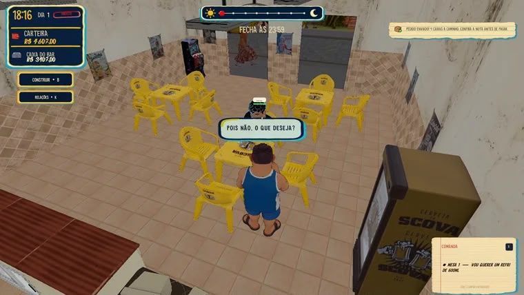 Mineiro cria jogo que simula a vida do proprietário de um autêntico boteco brasileiro