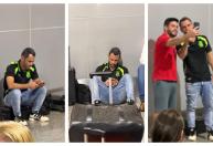 Governador eleito, Cleitinho Azevedo é visto esperando voo sentado no chão de Aeroporto de Brasília