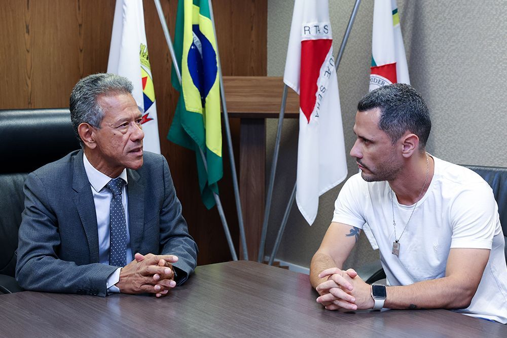 Cleitinho visita presidente do TJMG e defende harmonia entre os Poderes