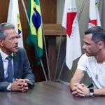 Cleitinho visita presidente do TJMG e defende harmonia entre os Poderes