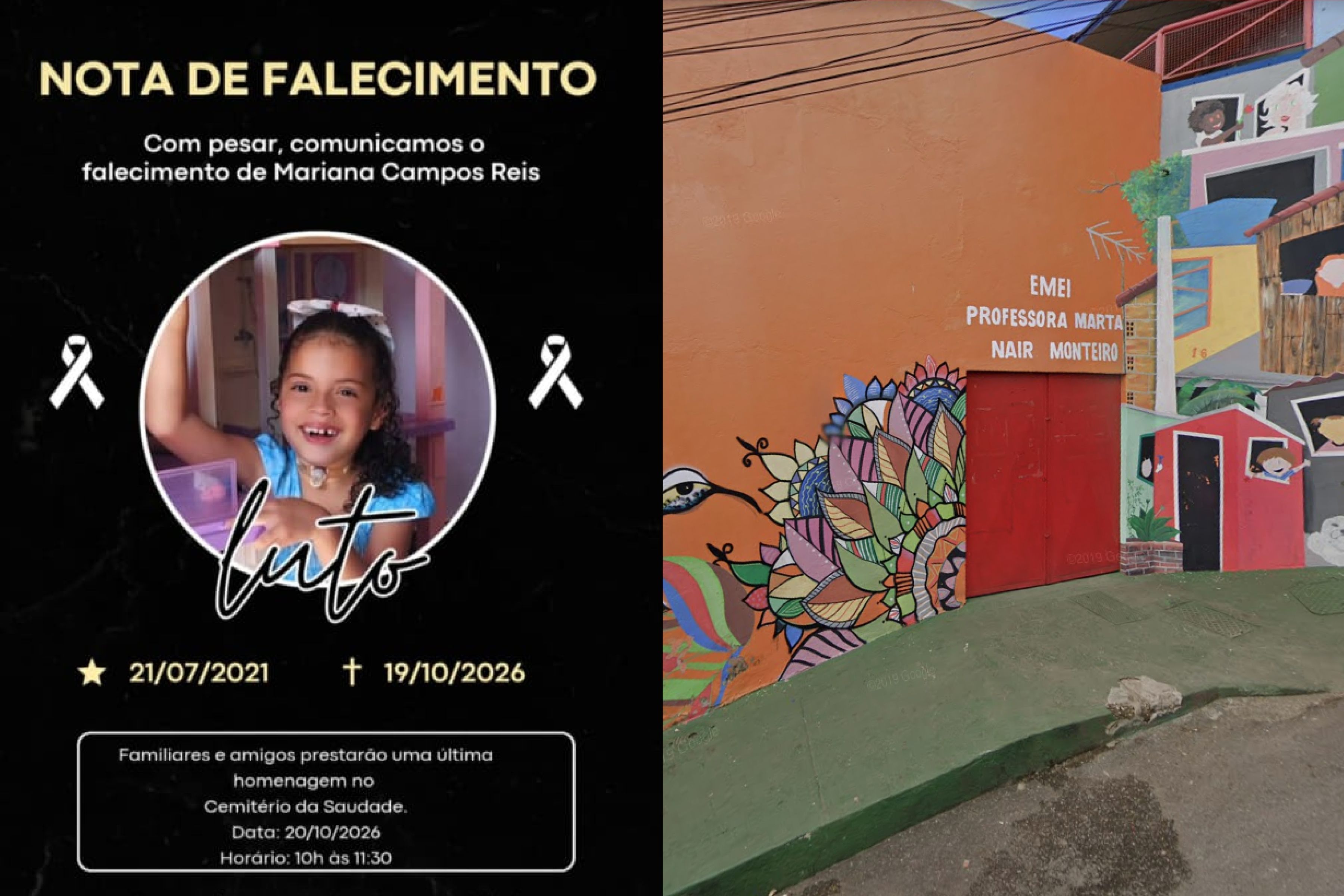 Criança morre após passar mal em EMEI do bairro Santa Rita de Cássia, em BH