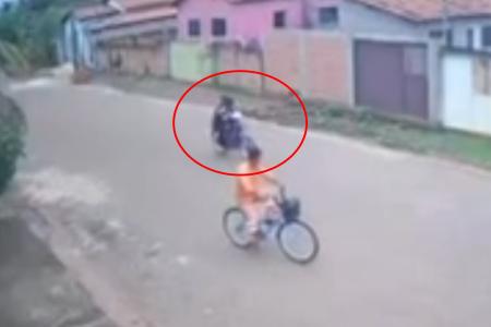 Vídeo: criança é sequestrada a caminho da escola, consegue fugir e suspeito acaba preso em MG