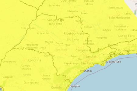 Tempestade e granizo em SP: veja lista das 645 cidades sob alerta neste domingo (4) •