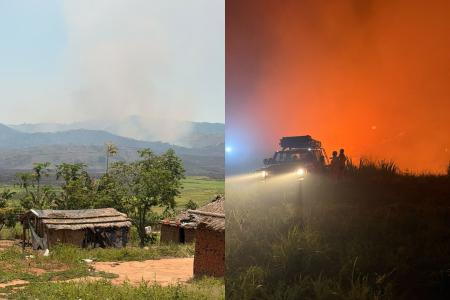 Incêndio atinge Terra Indígena Maxacali, em MG, e mobiliza o Corpo de Bombeiros