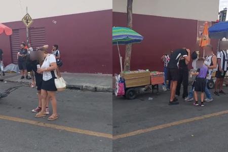 Abelhas atacam torcedores do Atlético nos arredores da Arena MRV, em BH