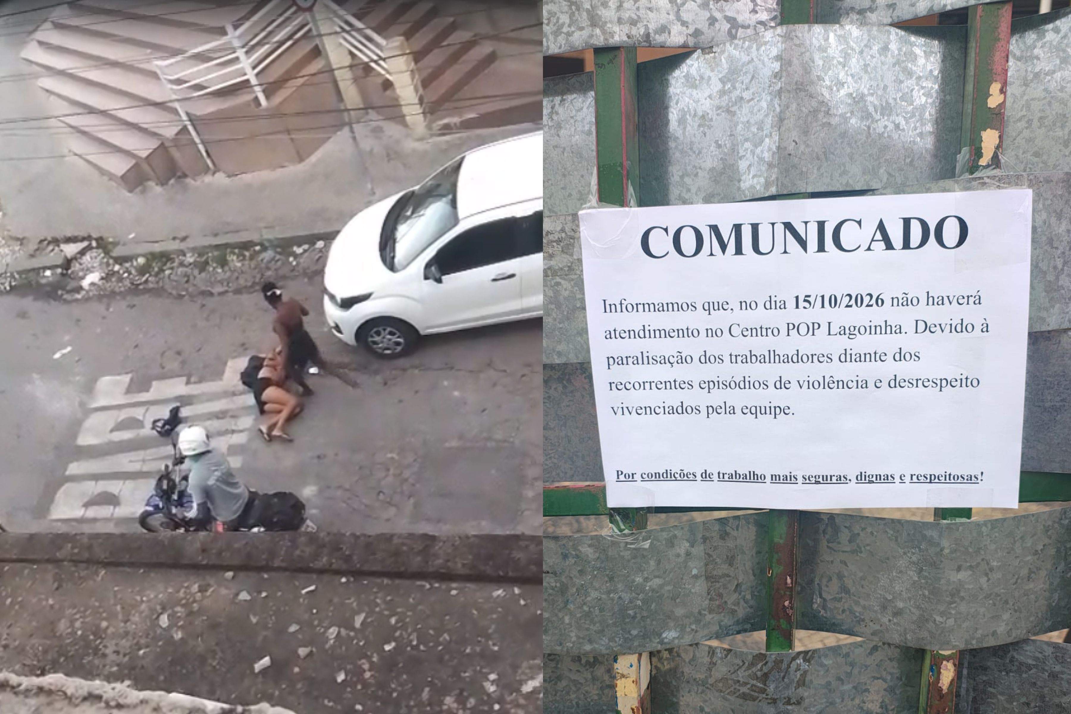 Funcionários do Centro Pop Lagoinha, em BH, fazem paralisação após casos de violência