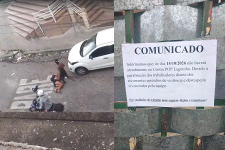Funcionários do Centro Pop Lagoinha, em BH, fazem paralisação após casos de violência