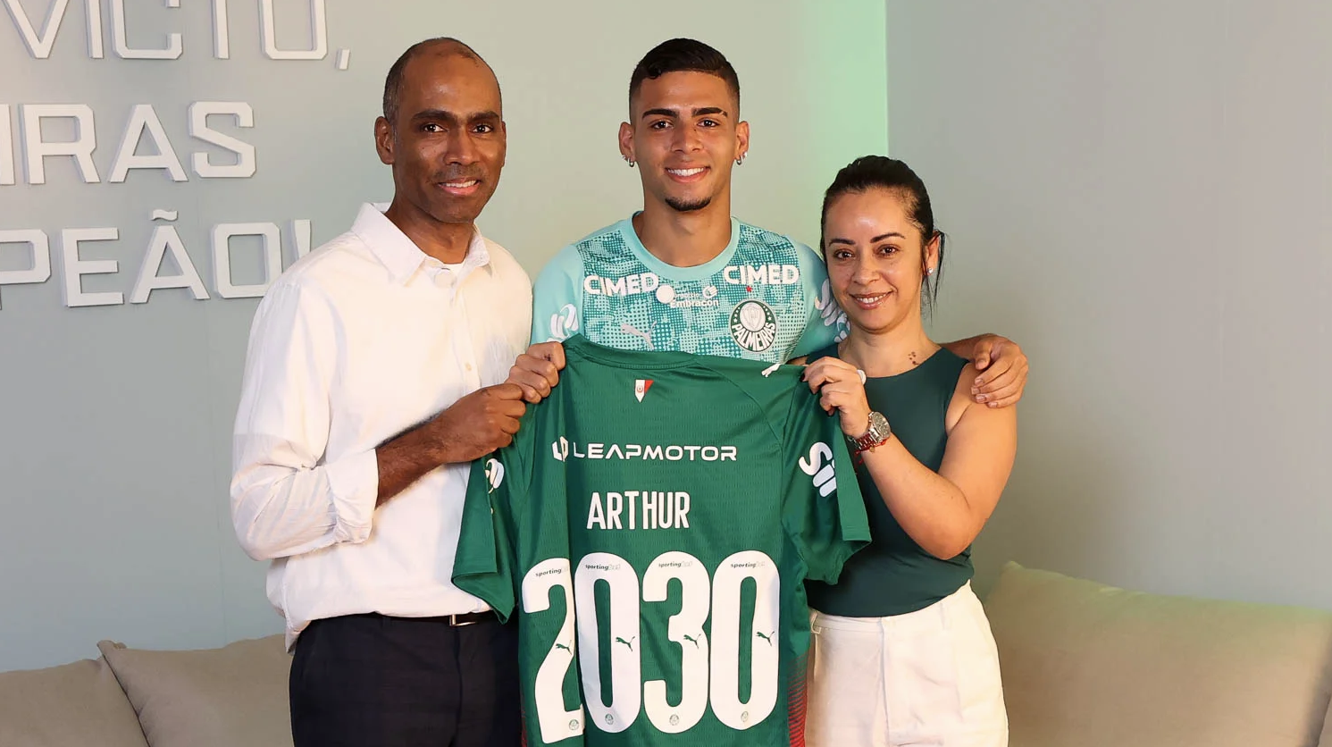 Palmeiras renova com joia da base até 2030