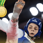 Brasileira Maria Clara Pacheco conquista ouro no Grand Prix de Paris de Taekwondo