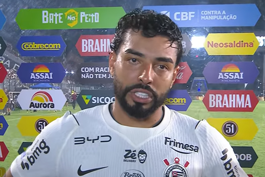 Titular do Corinthians manda recado à torcida após derrota para o Vasco