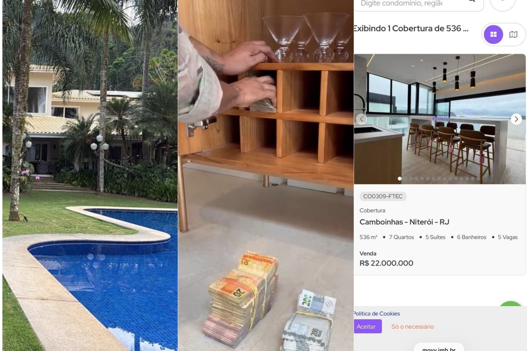 Casa de ex-secretário de Polícia Civil preso no Rio é avaliada em R$ 22 milhões; dinheiro é encontrado em adega