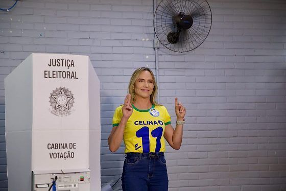 Eleições 2026: Celina Leão vota no Lago Norte acompanhada de Michelle Bolsonaro e Bia Kicis