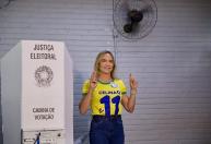 Eleições 2026: Celina Leão vota no Lago Norte acompanhada de Michelle Bolsonaro e Bia Kicis