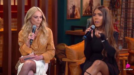 Christina Rocha e Carol Lekker durante a 'Cabine de Descompressão'