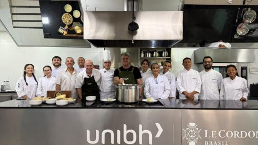 Creme de queijo da Mantiqueira de Minas é destaque em aula para futuros chefs de BH